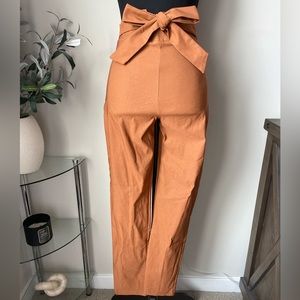 Fashion Nova Brown High Waisted Trousers